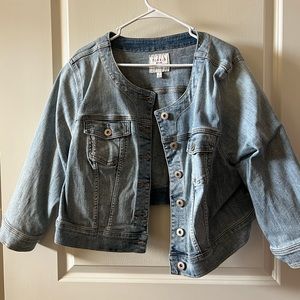 Torrid mid denim jacket